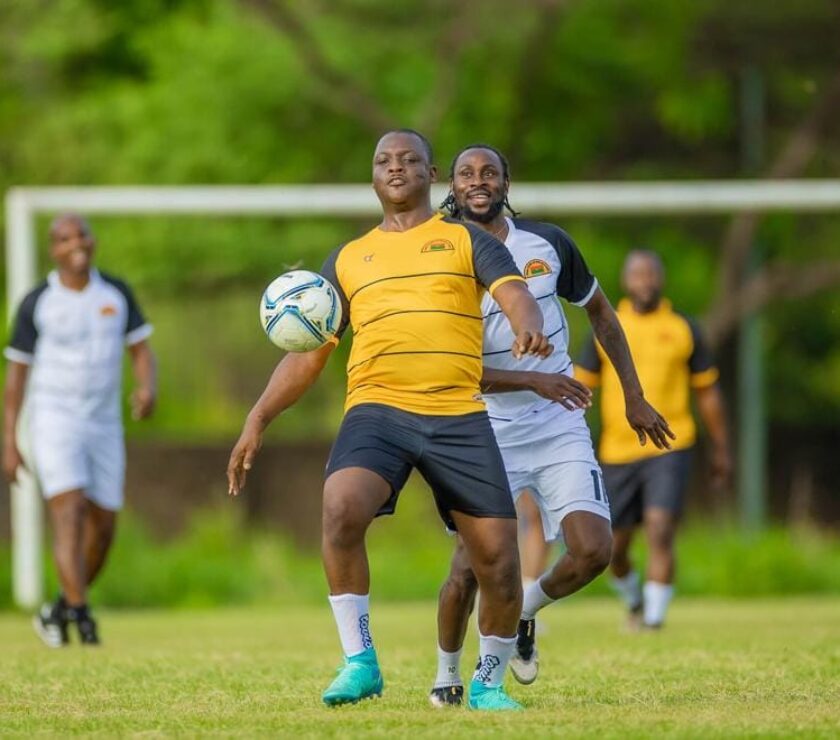 Le président Ibrahim Traoré a joué un match de gala avec les joueurs professionnels